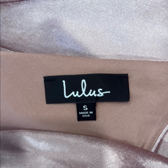 Lulus Pink velvet Wrap Dress - Picture 5 of 5